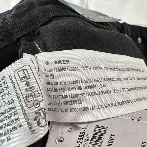 Abercrombie & Fitch Jeans Womens 27 Extra Short Black 90s Relaxed Curve Love New - Picture 5 of 11